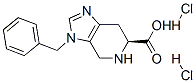 (S)-4,5,6,7-四氢-3-苯甲基-3H-咪唑并[4,5-c]吡啶-6-甲酸二盐酸盐结构式_114788-05-5结构式