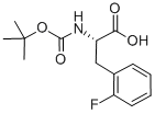 BOC-L-2-氟苯丙氨酸; N-叔丁氧羰基-L-2-氟苯丙氨酸结构式_114873-00-6结构式