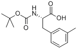 BOC-L-3-甲基苯丙氨酸结构式_114873-06-2结构式