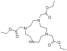 1,4,7-三(乙氧羰基甲基)-1,4,7,10-四氮环十二烷结构式_114873-52-8结构式