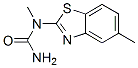 (9CI)-n-甲基-n-(5-甲基-2-苯并噻唑)-脲结构式_115011-31-9结构式