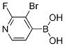 3-溴-2-氟吡啶-4-硼酸结构式_1150114-79-6结构式
