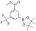 3-(甲氧基羰基)-5-三氟甲基苯硼酸频那醇酯结构式_1150271-61-6结构式