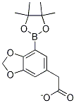 2,3-亚甲基二氧代-5-(甲氧基羰基)甲基苯硼酸频那醇酯结构式_1150271-68-3结构式