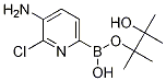 3-氨基-2-氯吡啶-6-硼酸频那醇酯结构式_1150561-74-2结构式