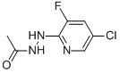 2-(N-乙酰基肼基)-5-氯-3-氟吡啶结构式_1150561-82-2结构式