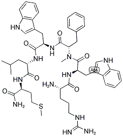 (Arg6,d-trp7,9,n-me-phe8)-substance p (6-11) Structure,115150-59-9Structure