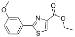 2-(3-Methoxy-phenyl)-thiazole-4-carboxylic acid ethyl ester Structure,115299-08-6Structure