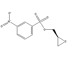 (S)-(+)-间硝基苯磺酸缩水甘油酯结构式_115314-14-2结构式
