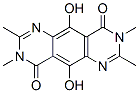 3,8-二氢-5,10-二羟基-2,3,7,8-四甲基嘧啶并[4,5-g]喹唑啉-4,9-二酮结构式_115705-61-8结构式