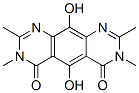 , 5,10-二羟基-2,3,7,8-四甲基嘧啶并[5,4-g]喹唑啉-4,6(3H,7H)-二酮结构式_115705-71-0结构式