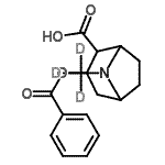 3-Benzoyloxy-8-(trideuteriomethyl)-8-azabicyclo[3.2.1]octane-4-carboxylic acid Structure,115732-68-8Structure