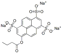 Trisodium 8-(butyryloxy)-1,3,6-pyrenetrisulfonate Structure,115787-82-1Structure