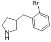 3-[(2-溴苯基)甲基]吡咯烷结构式_1158764-51-2结构式