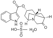 甲磺酸多拉司琼结构式_115956-13-3结构式