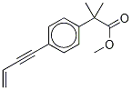 4-[(2-乙烯基]-1-戊炔)-alpha,alpha-二甲基-苯乙酸甲酯结构式_1159977-63-5结构式