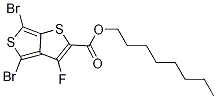 4,6-二溴-3-氟噻吩并[3,4-b]噻吩-2-羧酸辛酯结构式_1160823-76-6结构式