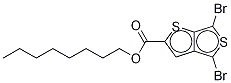 4,6-二溴噻吩并[3,4-b]噻吩-2-羧酸辛酯结构式_1160823-85-7结构式