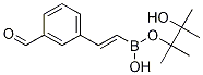 3-甲酰基l-反式-beta-苯乙烯硼酸频那醇酯结构式_1160924-30-0结构式