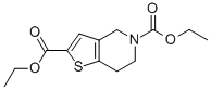 6,7-二氢噻吩并[3,2-c]吡啶-2,5(4H)-二羧酸二乙酯结构式_116119-00-7结构式