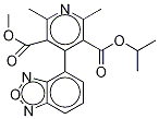 异丙基甲基4-(2,1,3-苯并恶二唑-4-基)-2,6-二甲基-3,5-吡啶二羧酸酯结构式_116169-18-7结构式