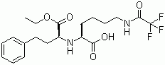 N2-(1-乙氧羰基-3-苯丙基)-N6-三氟乙酰基-L-赖氨酸结构式_116169-90-5结构式