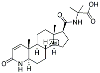 N-{[(4aR,4bS,6aS,7S,9aS,9bS,11aR)-4A,6A-二甲基-2-氧代-2,4A,4B,5,6,6A,7,8,9,9A,9B,10,11,11A-十四氢-1H-茚并[5,4-f]喹啉-7-基]羰基}-2-甲基丙氨酸结构式_116285-37-1结构式