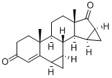 6,7,15,16-二亚甲基-4-烯-3,17-雄甾烯二酮结构式_116298-21-6结构式