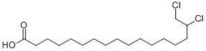 16,17-Dichloroheptadecanoic acid Structure,116409-75-7Structure
