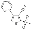 2-(Methylsulfonyl)-4-Phenylthiophene-3-carbonitrile Structure,116526-64-8Structure