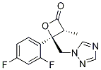 (3R,4R)-4-(2,4-二氟苯基)-3-甲基-4-(1H-1,2,4-噻唑-1-甲基)-2-氧杂环丁烷酮结构式_1165800-97-4结构式