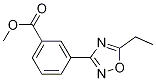 3-(5-乙基-1,2,4-噁二唑-3-基)苯甲酸甲酯结构式_1166756-75-7结构式
