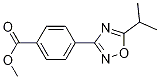 4-[5-(1-甲基乙基)-1,2,4-噁二唑-3-基]苯甲酸甲酯结构式_1166756-82-6结构式