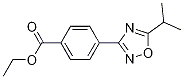 4-[5-(1-甲基乙基)-1,2,4-噁二唑-3-基]苯甲酸乙酯结构式_1166756-84-8结构式