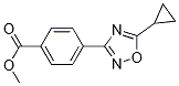 4-(5-环丙基-1,2,4-噁二唑-3-基)苯甲酸甲酯结构式_1166756-86-0结构式