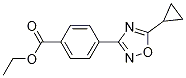 4-(5-环丙基-1,2,4-噁二唑-3-基)苯甲酸乙酯结构式_1166756-88-2结构式