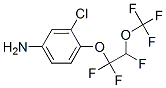 3-氯-4-[1,1,2-三氟-2-(三氟甲氧基)乙氧基]苯胺结构式_116714-47-7结构式