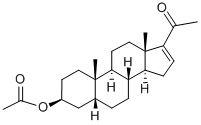 3β-羟基孕甾-16-烯-20-酮-3-醋酸酯结构式_1169-20-6结构式