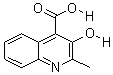 2-甲基-3-羟基喹啉-4-羧酸结构式_117-57-7结构式