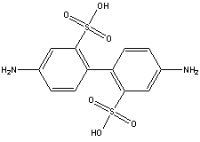 联苯胺双磺酸结构式_117-61-3结构式