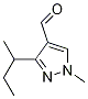 1-甲基-3-(1-甲基丙基)-1H-吡唑-4-羧醛结构式_1172893-08-1结构式