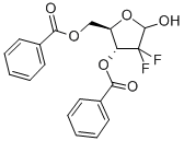 ((2R,3r)-3-(苯甲酰基氧基)-4,4-二氟-5-羟基四氢呋喃-2-基)甲基苯甲酸结构式_1173824-58-2结构式