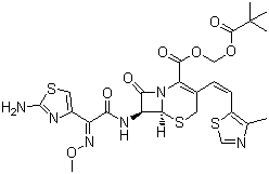 头孢妥仑匹酯结构式_117467-28-4结构式