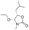 顺式-(9ci)-4-乙氧基-3-甲基-5-(2-甲基丙基)-2-噁唑烷酮结构式_117508-51-7结构式