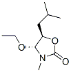 反式-(9ci)-4-乙氧基-3-甲基-5-(2-甲基丙基)-2-噁唑烷酮结构式_117508-52-8结构式