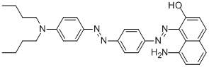 8-氨基-1-[4-(4-二丁基氨基苯基氮杂)苯基氮杂]萘-2-醇结构式_117574-15-9结构式