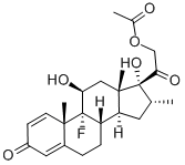 醋酸地塞米松结构式_1177-87-3结构式