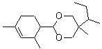 2-(2,4-二甲基-3-环己烯-1-基)-5-甲基-5-(1-甲基丙基)-1,3-二噁杂烷结构式_117933-89-8结构式