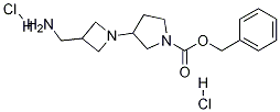 3-(3-氨基甲基-氮杂啶-1-基)-吡咯烷-1-羧酸苄酯双盐酸盐结构式_1179362-00-5结构式