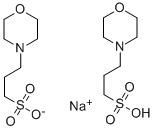 3-(N-吗啉)丙磺酸半钠盐结构式_117961-20-3结构式